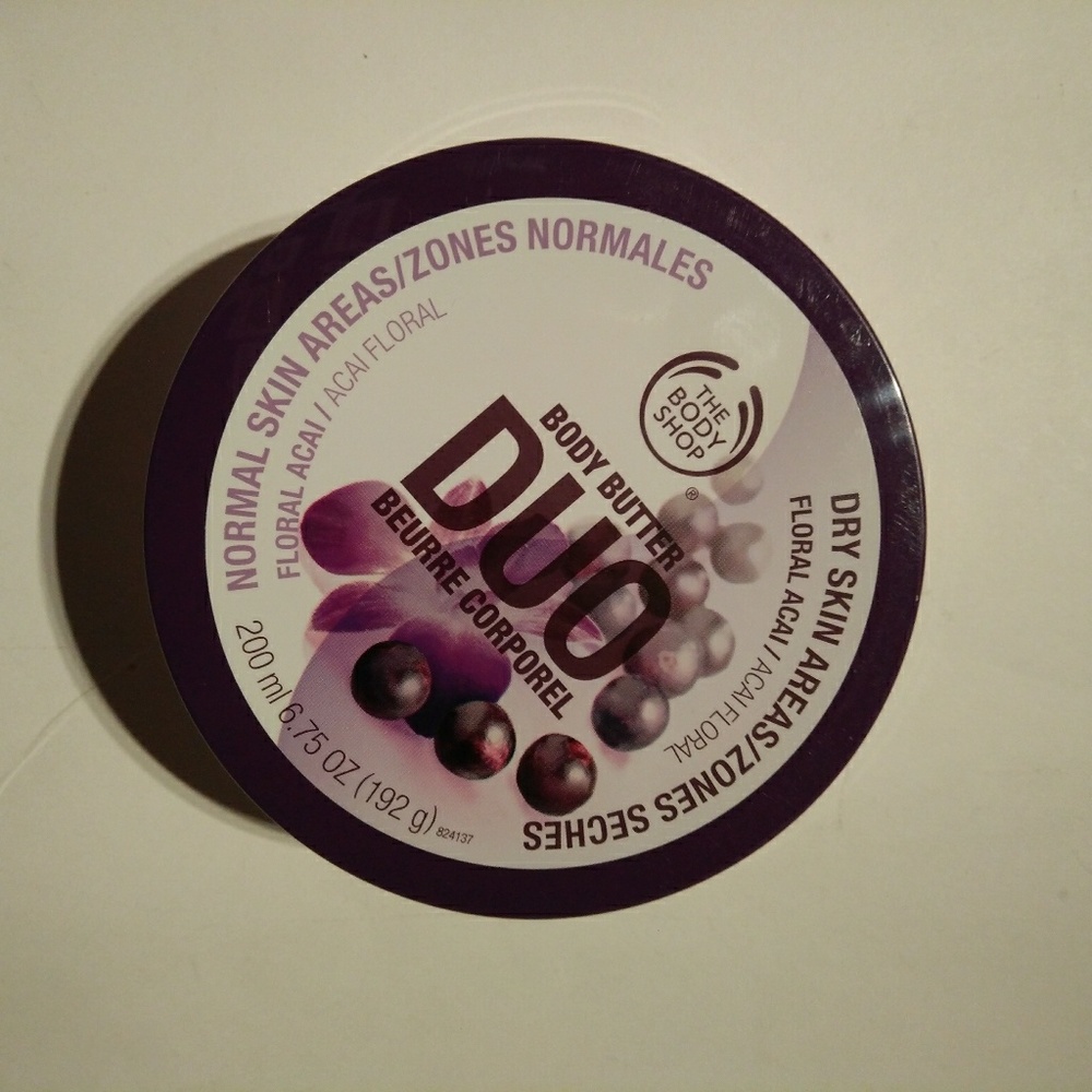 The BODY SHOP Floral Acai Body Butter Duo